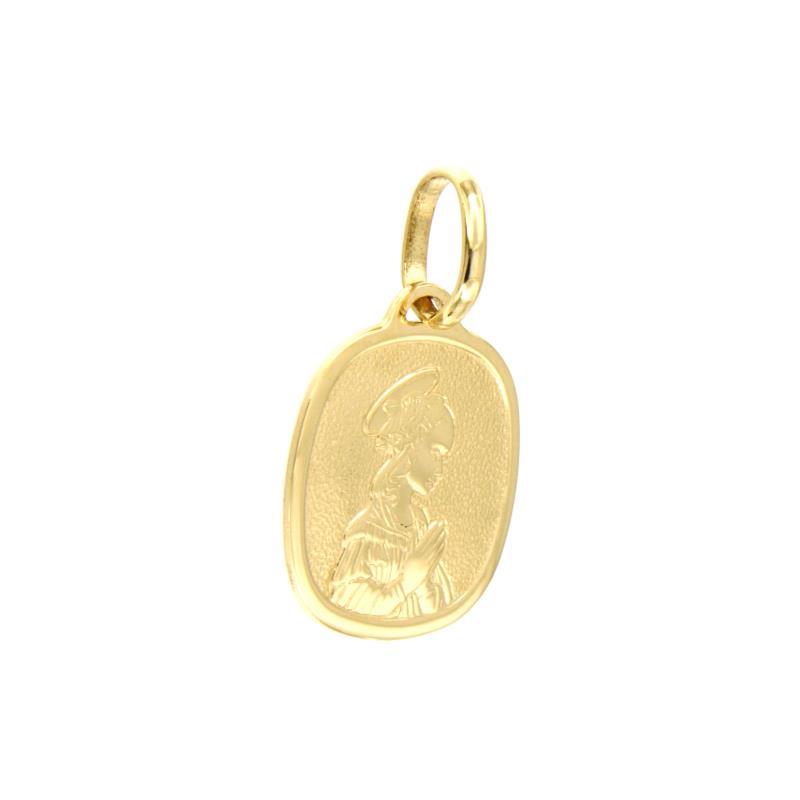 MEDAGLIETTA RELIGIOSA ORO GIALLO 750/1000 MADONNA - 