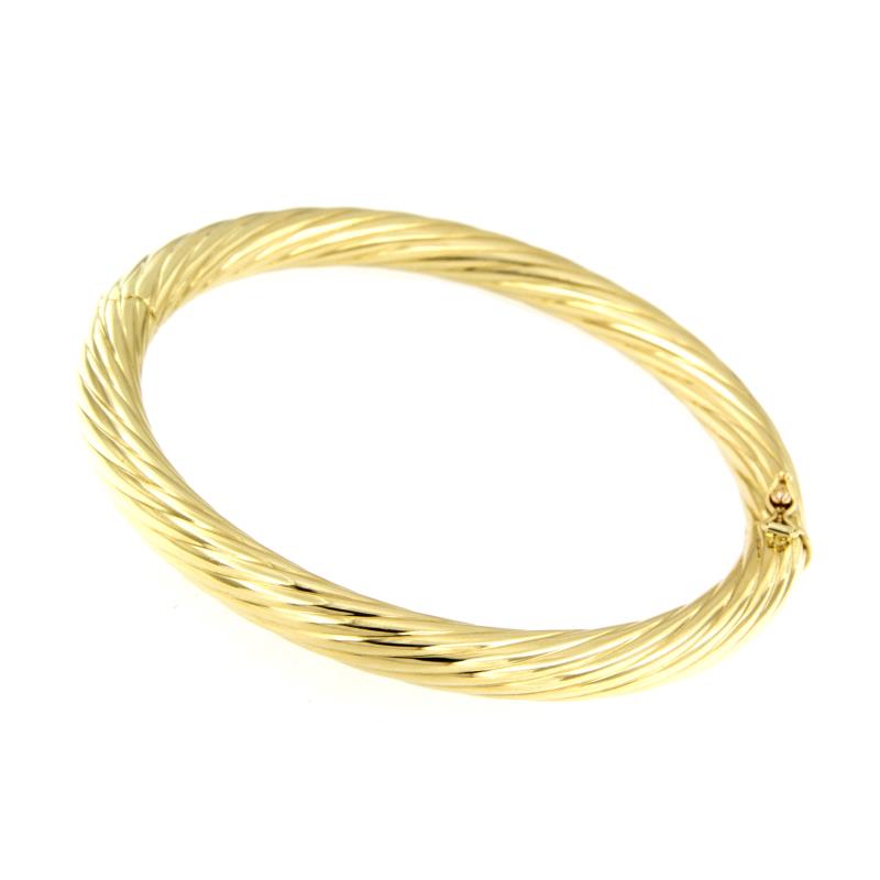 BRACCIALE ORO GIALLO 750/1000 A SCHIAVA RITORTO - 
