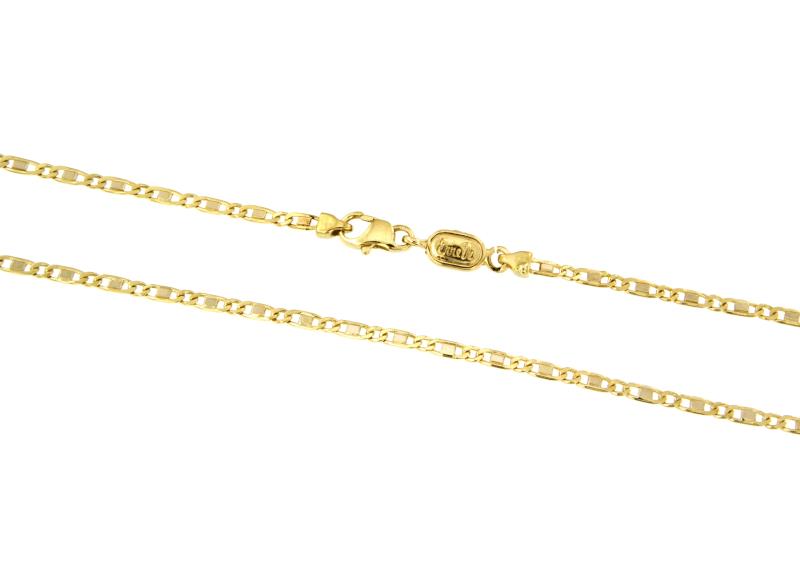 CATENA ORO GIALLO 750/1000 MAGLIA 1+1 - CM. 50  - 