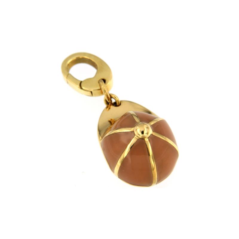 GUCCI - CIONDOLO - ORO GIALLO 750/1000 - CAPPELLINO SMATATO - GUCCI