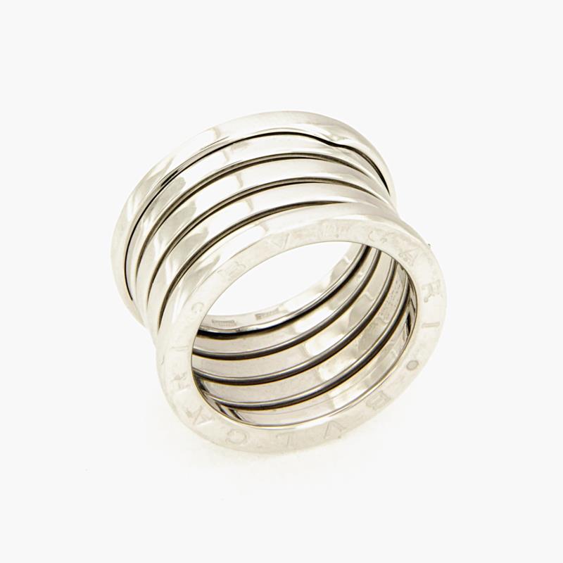 BULGARI - ANELLO - ORO BIANCO 750/1000 - MOD. BZERO 1 - MIS. 14  (NO MESSA A MISURA) - BULGARI
