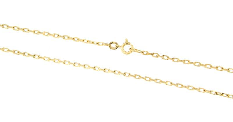 CATENINA ORO GIALLO 750/1000 MAGLIA FORZATINA - CM. 50.5 - 