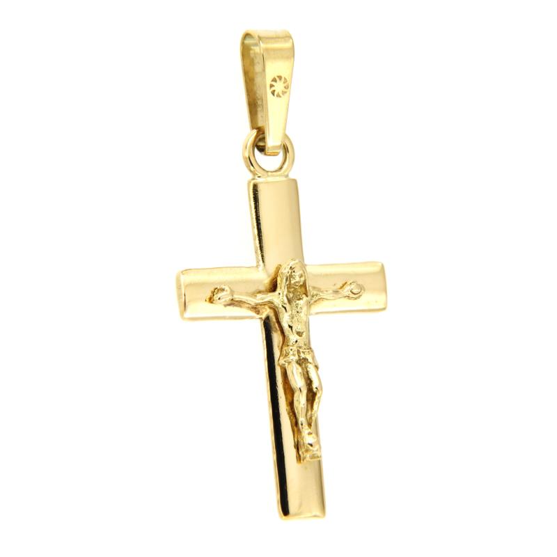 CIONDOLO ORO GIALLO 750/1000 CROCIFISSO - 