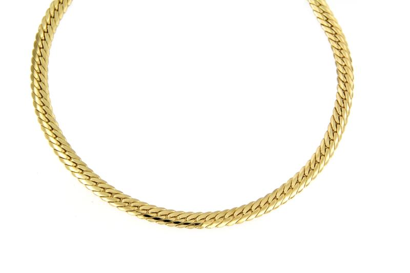 GIROCOLLO ORO GIALLO 750/1000 MAGLIA CLASSICA - CM. 44 - 