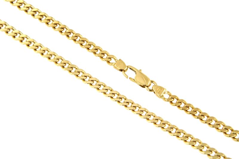 CATENA ORO GIALLO 750/1000 MAGLIA GRUMETTA - CM. 51.5 - 