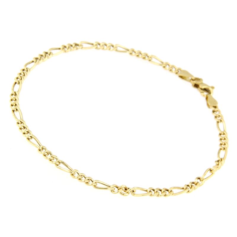 BRACCIALE ORO GIALLO 750/1000 MAGLIA 3+1 - CM 20.5 - 