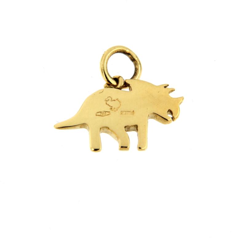 CIONDOLO ORO GIALLO 750/1000 "DODO TRICERATOPO" - POMELLATO