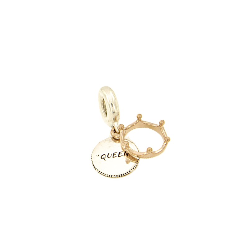 PANDORA - CHARM - ARGENTO 925/1000 - MOD.  QUEEN PENDENTE - PANDORA