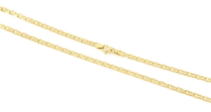 CATENA ORO GIALLO 750/1000 MAGLIA TIPO GRUMETTA - CM. 51 - 