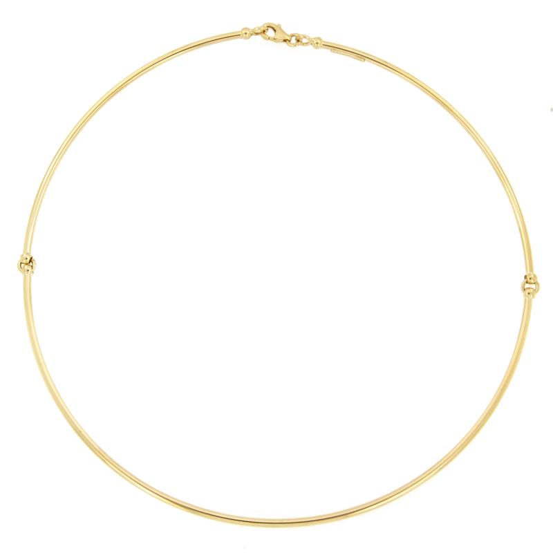 GIROCOLLO ORO GIALLO 750/1000 RIGIDO - 