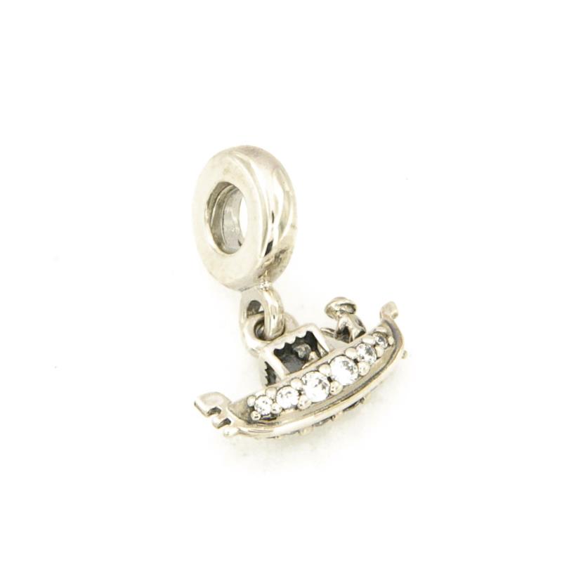 PANDORA - CHARM - ARGENTO 925/1000 - MOD. PENDENTE GONDOLA  - PANDORA