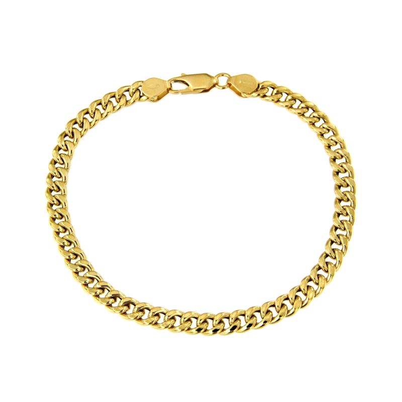 BRACCIALE ORO GIALLO 750/1000 MAGLIA GRUMETTA - CM. 19.5 - 