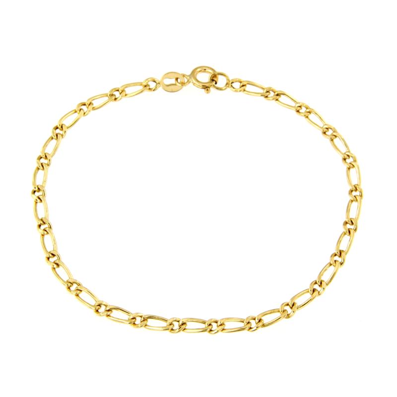 BRACCIALE ORO GIALLO 750/1000 MAGLIA 1+1 - CM 18,5 - 