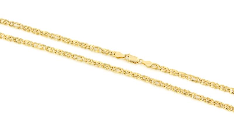 CATENA ORO GIALLO 750/1000 MAGLIA 3+1 - CM. 50.5 - 