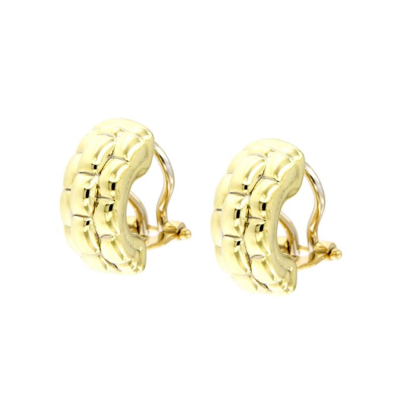 FOPE - COPPIA ORECCHINI - ORO GIALLO 750/1000 - A CLIPS  - FOPE