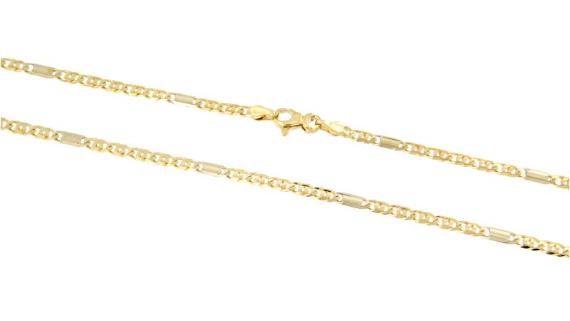 CATENA DUE ORI 750/1000 MAGLIA 5+1 - CM 49.5 - 