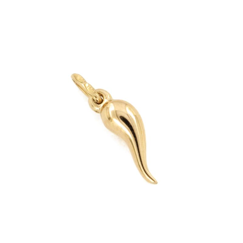 CIONDOLO ORO GIALLO 750/1000 CORNETTO  - 