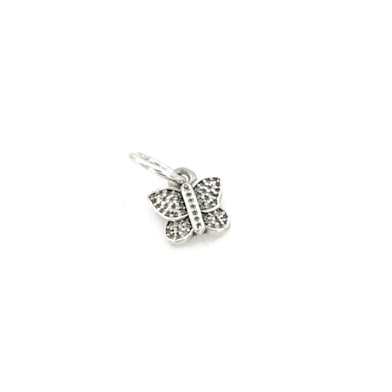 PANDORA - CHARM - ARGENTO 925/1000 - MOD.PENDENTE FARFALLA LUMINOSA - 