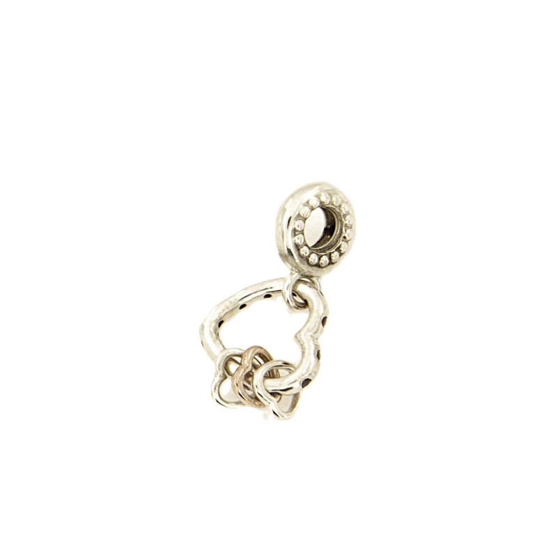 PANDORA - CHARM - ARGENTO 925/1000 - MOD. UNIONE DI CUORI - 