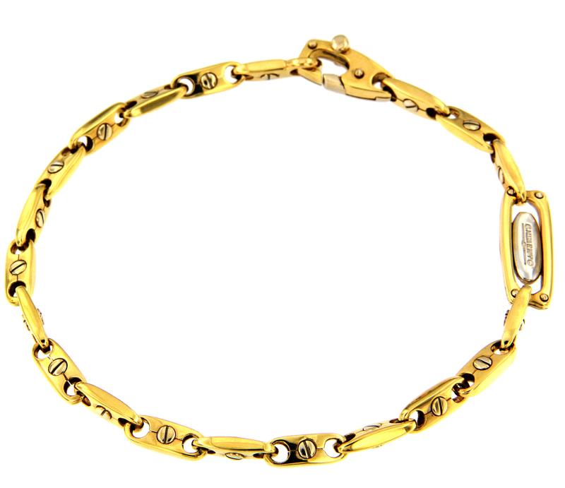 CHIMENTO - BRACCIALE DUE ORI 750/1000 - CM 20 - CHIMENTO