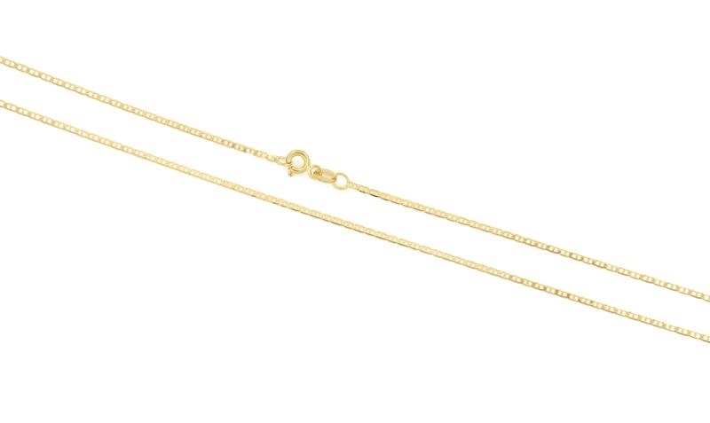 CATENA ORO GIALLO 750/1000 MAGLIA GRUMETTA CON TRAVERSINO - CM. 45 - 