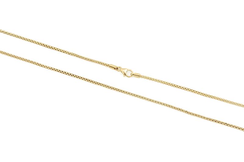 CATENINA ORO GIALLO 750/1000 MAGLIA TUBOLARE - CM. 46 - 