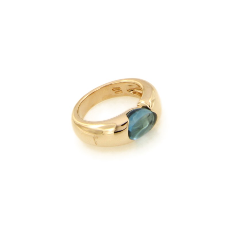 POMELLATO - ANELLO - ORO ROSA 750/1000 - CON TOPAZIO LONDON - MIS. 12.5 (NO MESSA A MISURA) (FO081124) - POMELLATO