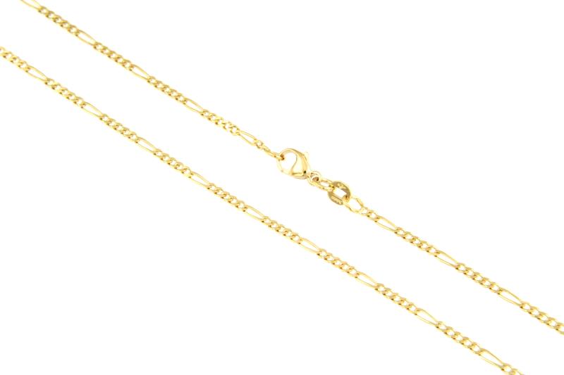 CATENA ORO GIALLO 750/1000 MAGLIA 5+1 - CM. 50 - 