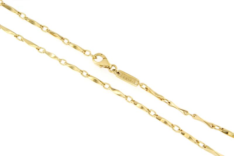 CATENA ORO GIALLO 750/1000 MAGLIA FANTASIA - CM. 45.5 - 