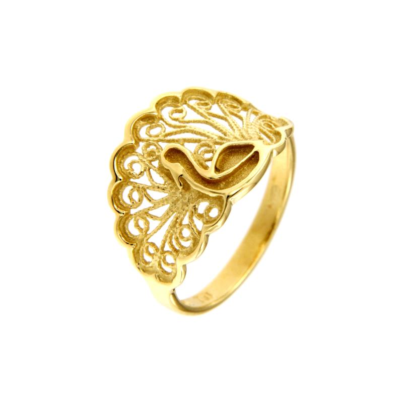 ANELLO ORO GIALLO 750/1000 TIPO FEDE SARDA – MIS.12 - 