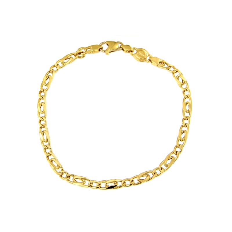 BRACCIALE ORO GIALLO 750/1000 MAGLIA 1+1 - CM. 20 - 