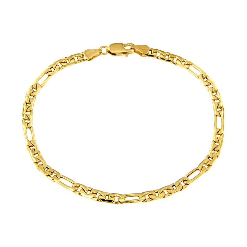 BRACCIALE ORO GIALLO 750/1000 MAGLIA 5+1 - CM. 21 - 