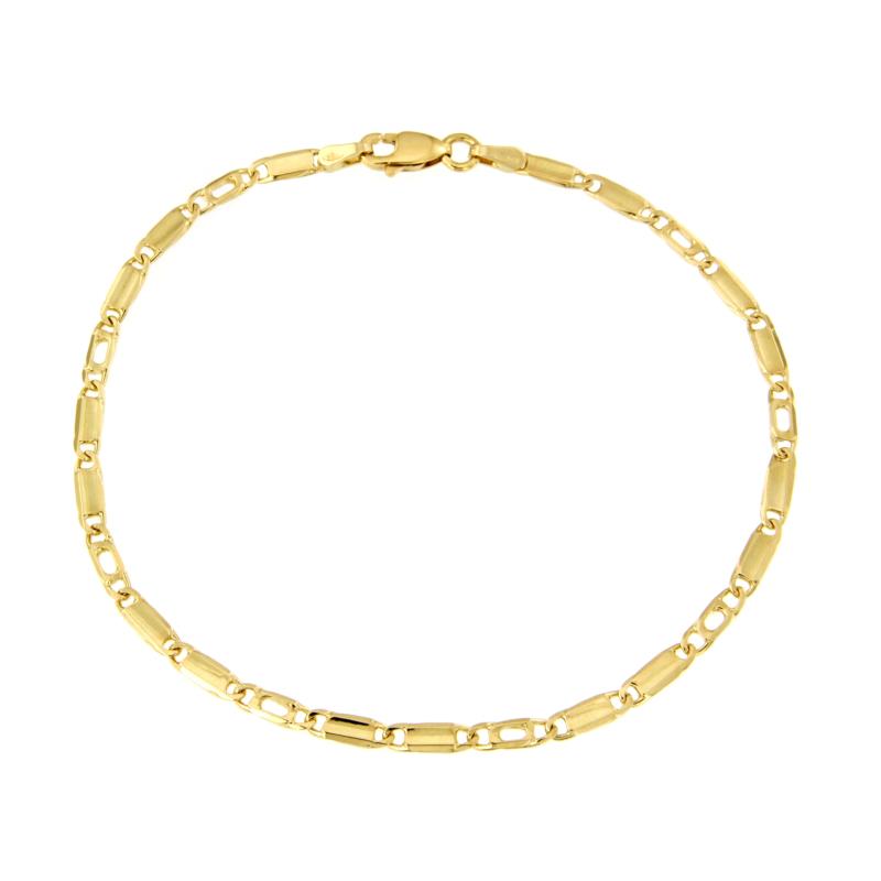 BRACCIALE ORO GIALLO 750/1000 MAGLIA 2+1 - CM 21 - 