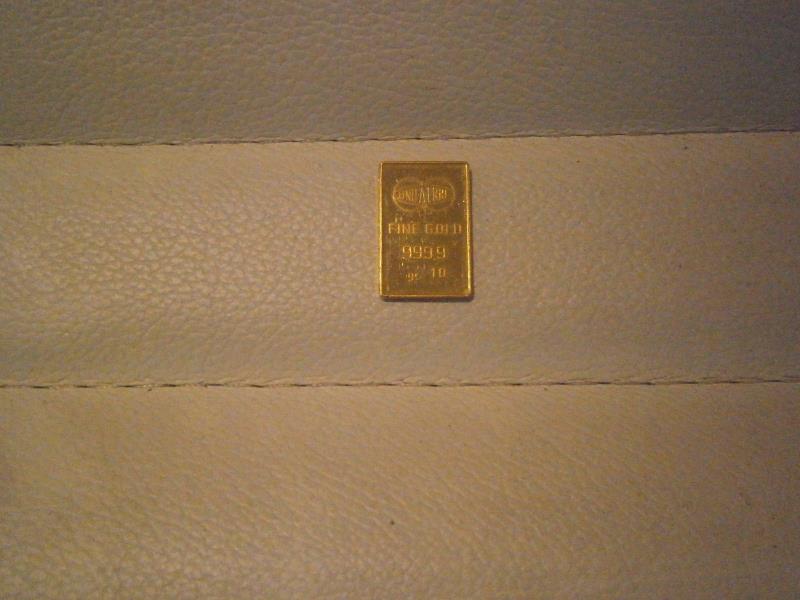 LINGOTTO ORO G 999.9/1000 GR.10 "FONDEUR GOLD" - 