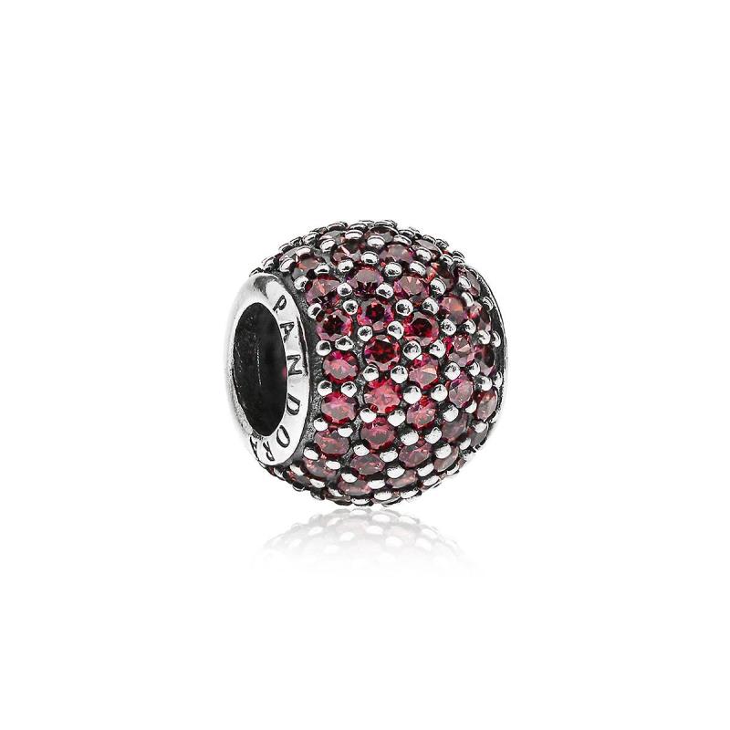 PANDORA - CHARM - ARGENTO 925/1000 - PAVÈ - PANDORA