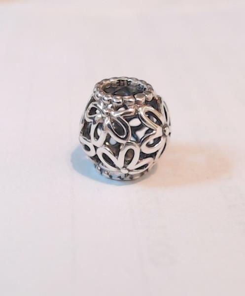 PANDORA - CHARM - ARGENTO 925/1000 - MOD. OPENWORK FIORI DI CAMPO - 
