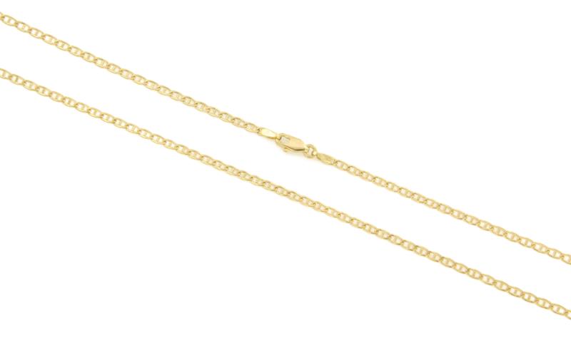 CATENA ORO GIALLO 750/1000 MAGLIA GRUMETTA CON TRAVERSINO - CM 60 - 