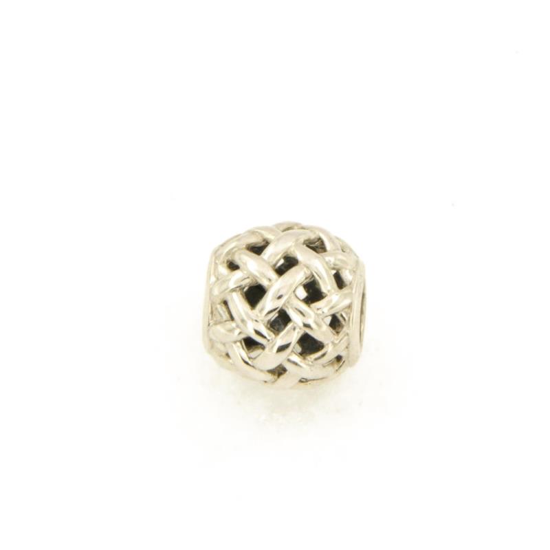 PANDORA - CHARM - ARGENTO 925/1000 - MOD. OPENWORK INTRECCIO - PANDORA