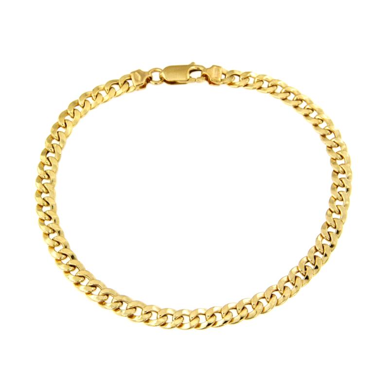 BRACCIALE ORO GIALLO 750/1000 MAGLIA GRUMETTA - CM 20,5 - 