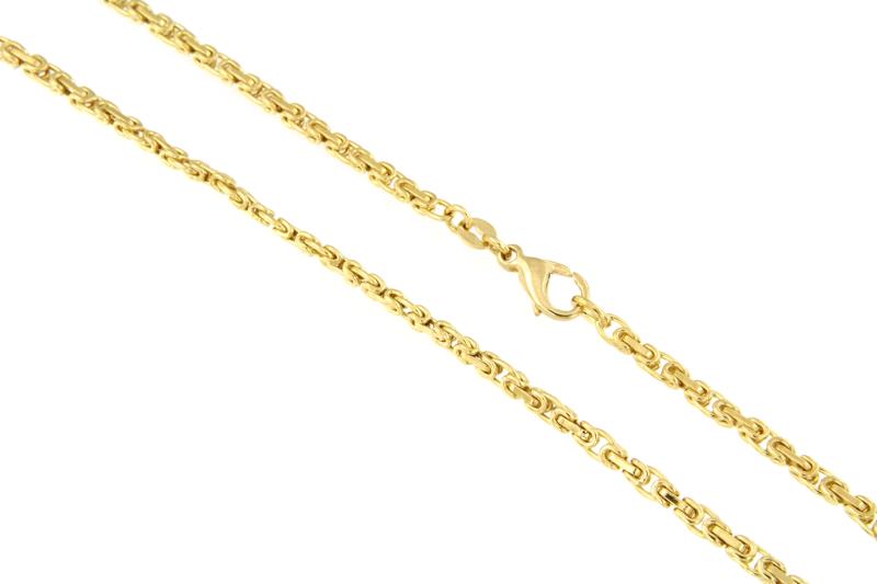 COLLANA ORO GIALLO 750/100 MAGLIA SEMI-RIGIDA - CM. 44 - 