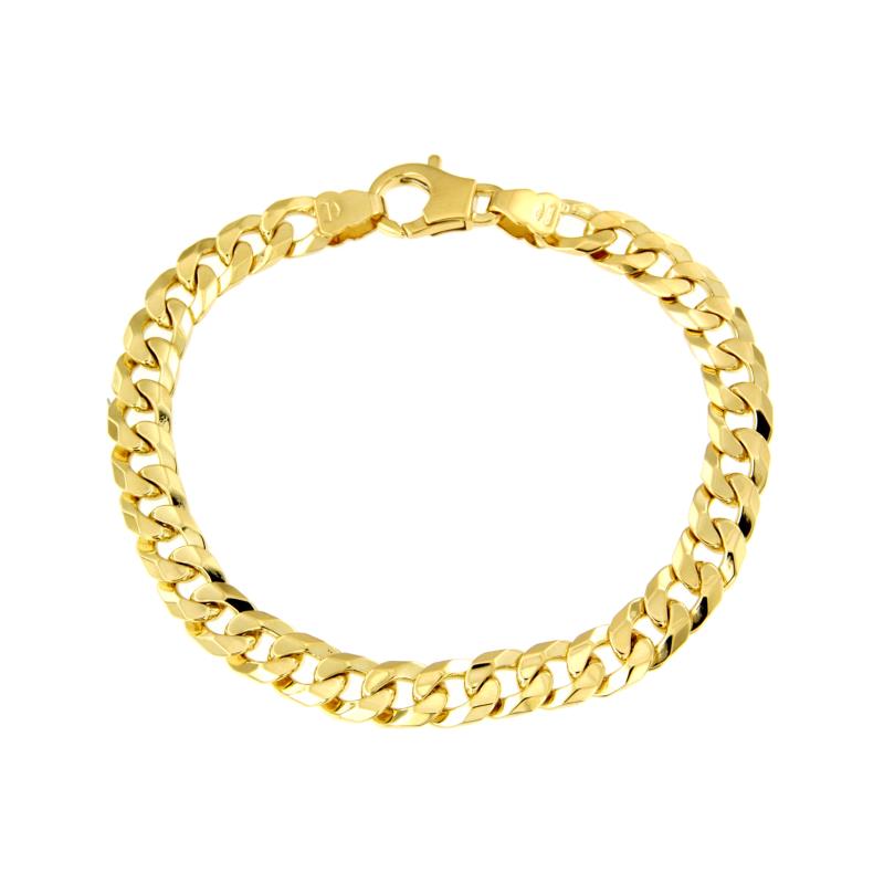 BRACCIALE ORO GIALLO 750/1000 MAGLIA GRUMETTA - CM 22 - 