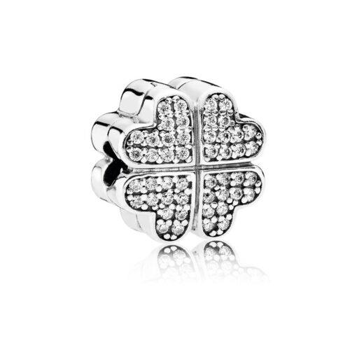 PANDORA - CHARMS - ARGENTO 925/1000 - MOD. PETALI D'AMORE - PANDORA