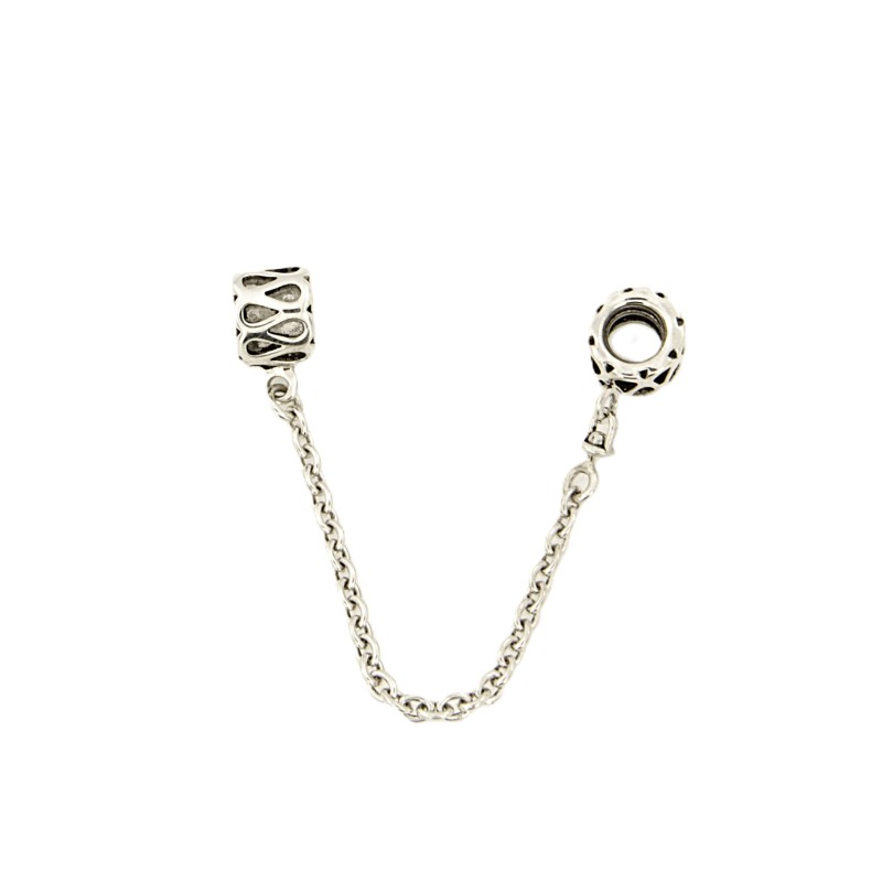 PANDORA - CHARM - ARGENTO 925/1000 - MOD. CATENELLA DI SICUREZZA - PANDORA