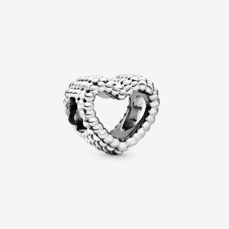 PANDORA - CHARM - ARGENTO 925/1000 - MOD. CUORE  - PANDORA