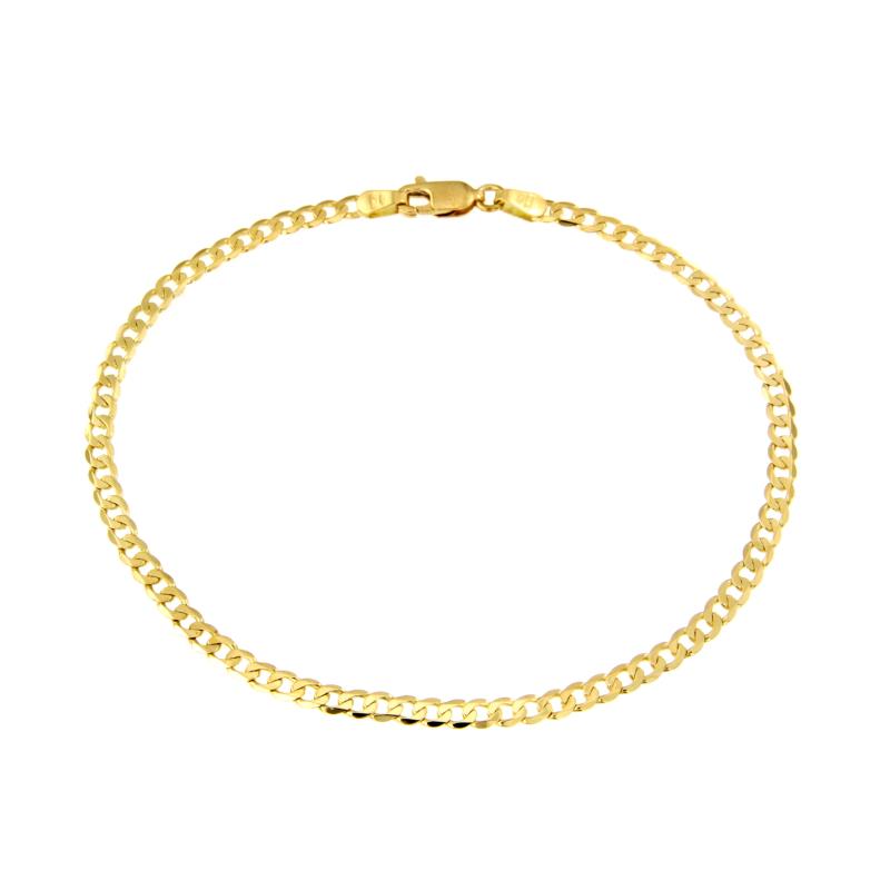 BRACCIALE ORO GIALLO 750/1000 MAGLIA GRUMETTA - CM. 21.5 - 