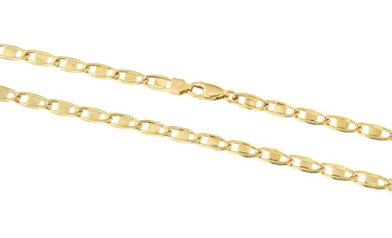CATENA ORO GIALLO 750/1000 MAGLIA TIPO VALENTINO - CM. 50 - 