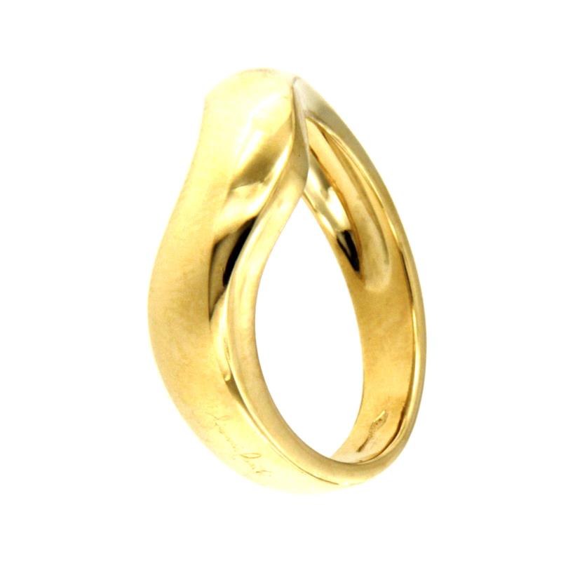 GIANNI CARITA' - ANELLO - ORO GIALLO 750/1000 - MIS. 15 - 