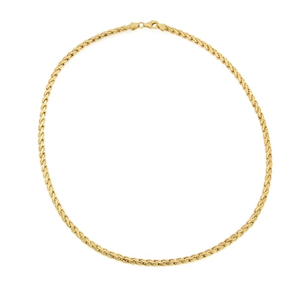 GIROCOLLO ORO GIALLO 750/1000 MAGLIA TIPO GRUMETTA - CM. 41.5 - 