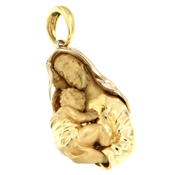 CHIMENTO - CIONDOLO - DUE ORI 750/1000 - NATIVIT&Agrave; - CHIMENTO