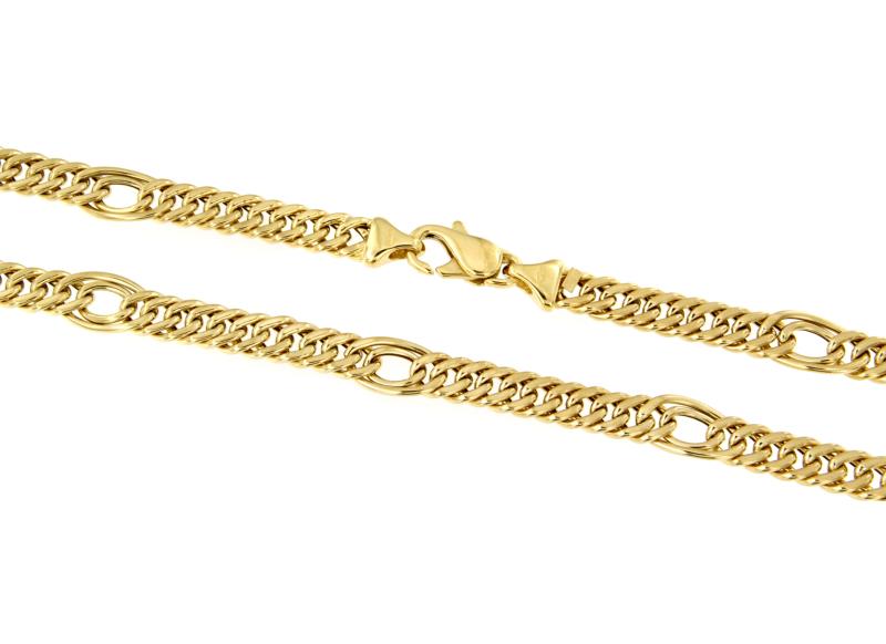 GIROCOLLO ORO GIALLO 750/1000 MAGLIA 10+1 - CM. 45 - 